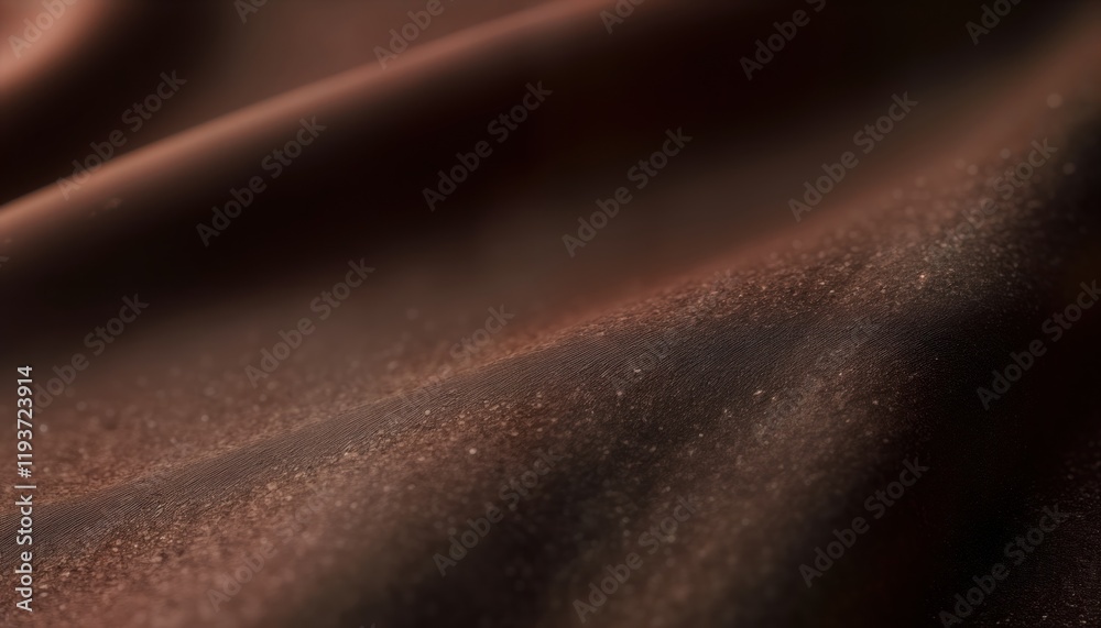 Aufkleber closeup view of dark brown textile. texture displays subtle patterns, slight variations in fabric su