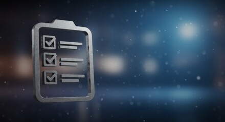 Checklist, To Do list, Check List Concept Design, Getting things Done and Completed
