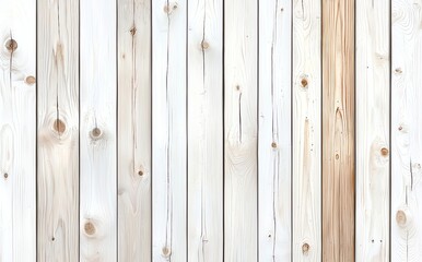 Naklejka premium This image features a close-up view of wooden planks arranged vertically. The natural texture and tones highlight the beauty of timber, ideal for design and construction projects.