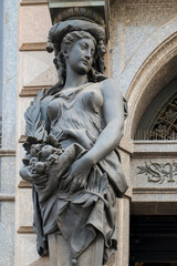 Obraz premium Vienna, Austria. Beautiful Art Nouveau building column