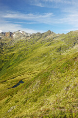 Fototapeta premium The panorama of the Lechtal Alps, Sankt Anton, Austria 