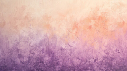 Fototapeta premium A soft pastel ombre background blending lavender and peach tones, offering a soothing and versatile aesthetic for various uses