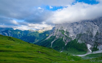 Obraz premium Karwendel Mountains near Eng Alpe in Tyrol. Austria