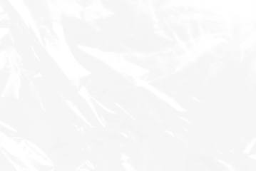 Plastic wrap transparent texture overlay effect. Polyethylene packaging of vinyl wrap or cd cover. Shrink crumpled plastic bag sleeve, package mockup illustration