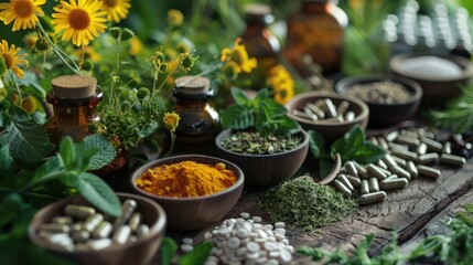 Herbal Detox Program Advertising Background