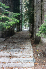 The garden around Stalin's country house