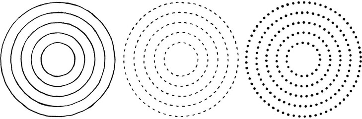 色鉛筆で描いた正円