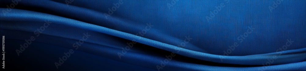Poster abstract background featuring smooth blue waves that create a sense of calm and serenity. ideal for 