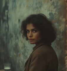 Fototapeta premium vintage fashion woman