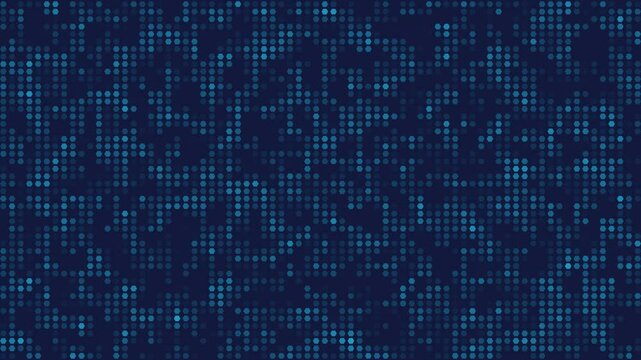 Technology navy blue background loop animation