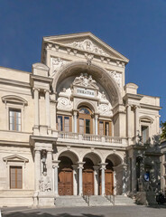 Fototapeta premium Opera Grand Avignon located in the Clock Square built in the 19th century.