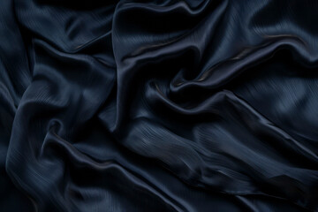 Obraz premium Dark silk, background texture. Generative AI