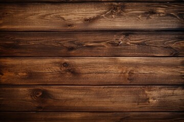 Fototapeta premium Brown Table Background. Dark Wood Texture for Furniture Design Featuring Old Brown Board as Abstract Panel Material