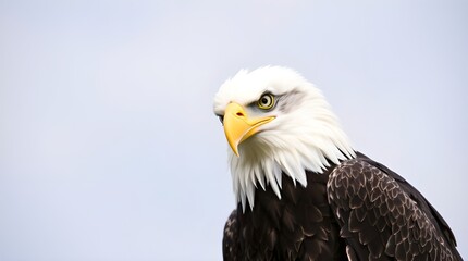 Obraz premium Bald Eagle on a branch