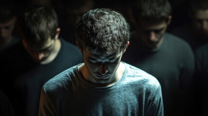 Obraz premium Symptoms Of Mental Disorders Depiction