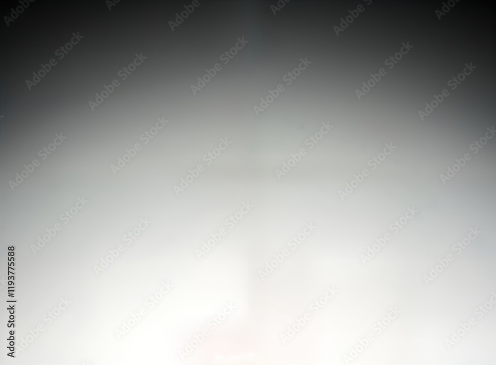 Aufkleber Abstract gradient background. Smooth monochrome transition from black to white. Subtle gradation creates soft effect. Versatile design for modern projects. Use as backdrop cover for web print.