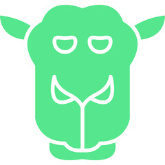 Camel Face icon single vector illustration