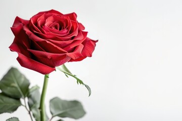 red rose bouquet isolated on white background