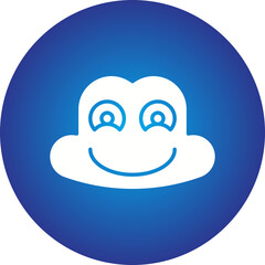 Frog Face icon single vector illustration