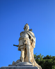 Corfu, Greece. Statue of Count Von Der Schulenburg