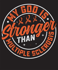 Multiple Sclerosis T-Shirt, I Wear Orange, MS Awareness T-Shirts, MS Awareness Shirts, MS Warrior, Multiple Sclerosis Awareness, Multiple Sclerosis Support Tee