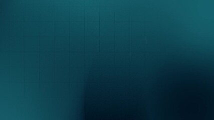 Seamless loop background in teal with subtle grid pattern and gradient textures. 4K resolution.