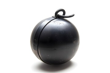 Black Spherical Object with Hook: Industrial Design