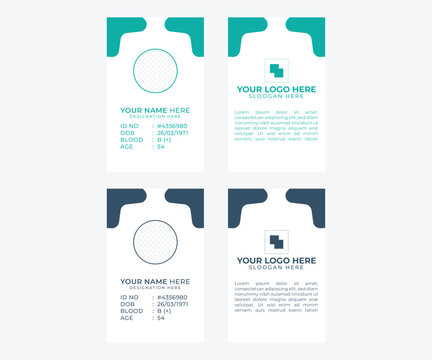Simple Minimalistic Creative ID CARD  Template Design