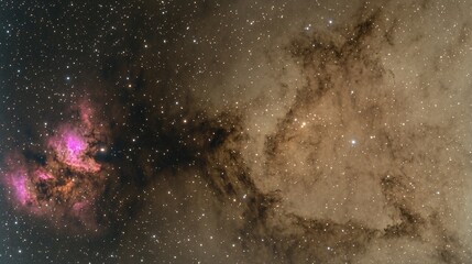 Obraz premium Cosmic Nebulae- Stellar Clouds in Deep Space