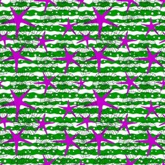 Ocean seamless fish pattern for wrapping paper and fabrics and linens