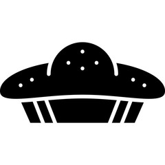 Pie icon single vector illustration