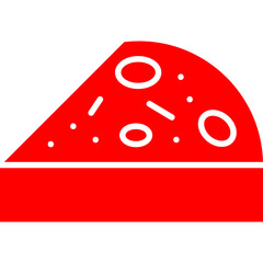 Slice of Pie icon single vector illustration