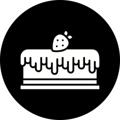 Cake II icon single vector illustration