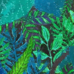 Various oil paintings, flowers, marine creatures, tigers, parrots, landscapes, cats, dogs, leaves, beautiful scenery