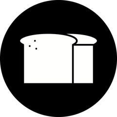 French Bread icon single vector illustration