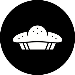 Pie icon single vector illustration