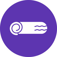 Swiss Roll icon single vector illustration