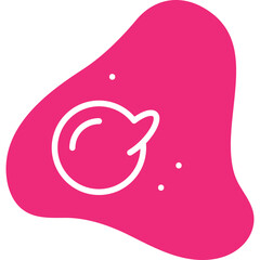 Fried Egg icon single vector illustration