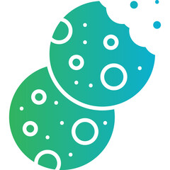 Biscuit II icon single vector illustration