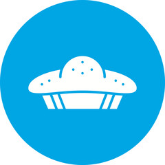 Pie icon single vector illustration