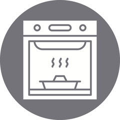 Oven icon single vector illustration