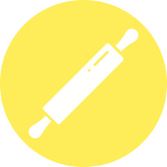 Rolling Pin icon single vector illustration