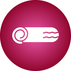 Swiss Roll icon single vector illustration