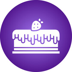 Cake II icon single vector illustration