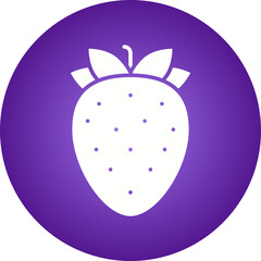Strawberry icon single vector illustration