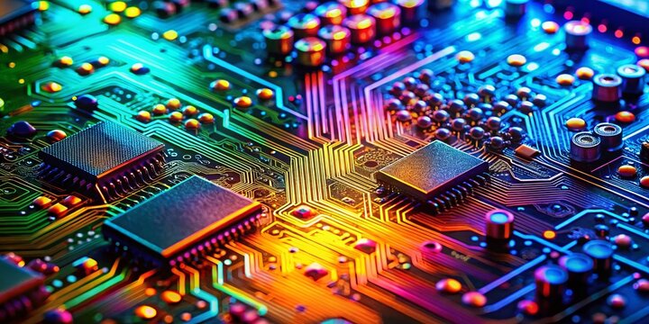 World Youth Skills Day: Close-up of Circuit Board Representing Tech Education