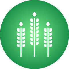 Wheat icon single vector illustration