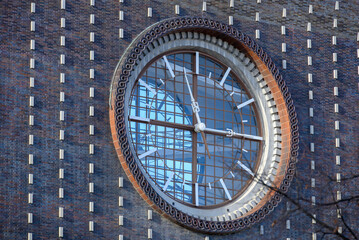 Church of the Most Sacred Heart of Our Lord at Jiriho z Podebrad Square in Vinohrady district of Prague, Czech Republic
