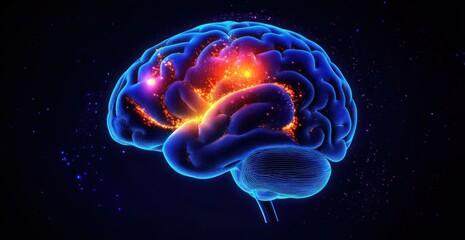 Human Brain Digital Rendering with Basal Ganglia Motor Function Cognition Emotions Learning Voluntary Movements