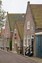 Typical Dutch architecture in the fishing village of Monnickendam.